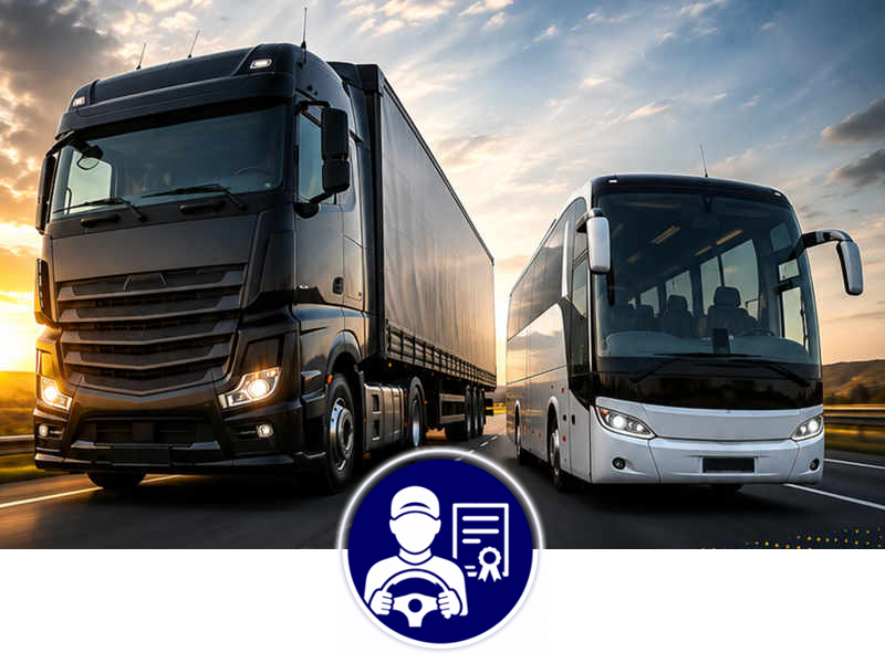 Bild LKW und Bus